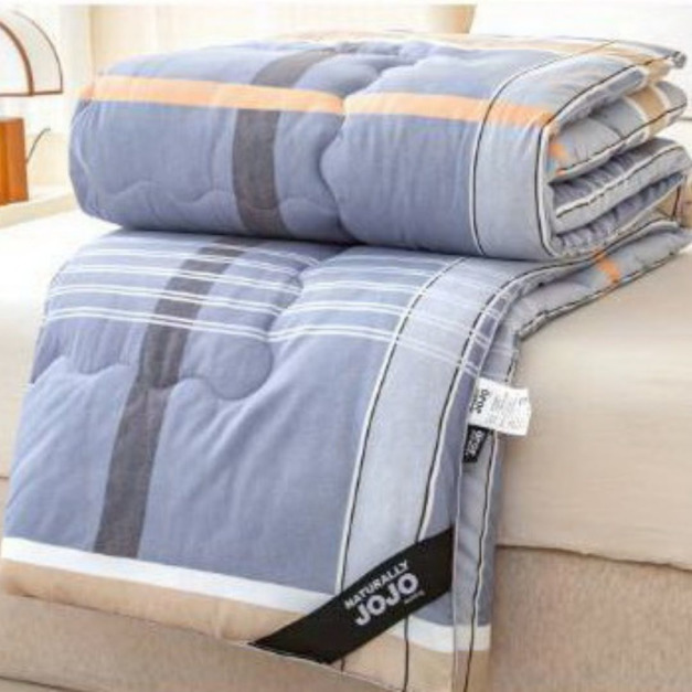 JOJO 石墨烯黑金科技輕羽絲隨行捲包冬被2.0/雙人6*7/多款花色