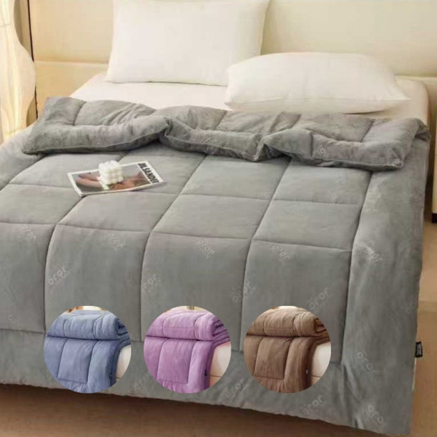 JOJO石墨烯字樣貝貝絨雙人6*7冬被/四色