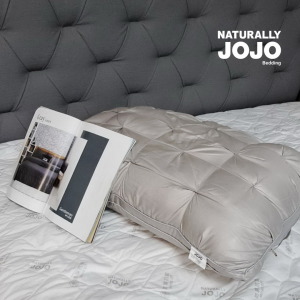 JOJO石墨烯云感朵朵羽絲絨纖維棉枕頭/2入