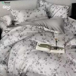 JOJO60S萊賽爾天絲薄床包兩用舖棉被套四件組-烏爾姆