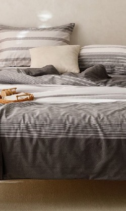 純萃絲光精梳棉薄床包兩用被套Ⅱ/四件組-雙人加大特大/多款