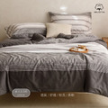 純萃絲光精梳棉薄床包兩用被套Ⅱ/三件組-單人/多款
