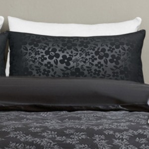 JOJO黑風好眠抑菌纖維棉枕頭/中高枕型/壓縮2入