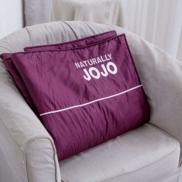 JOJO 原創棉素色100%精梳棉夏涼被-葡萄紫