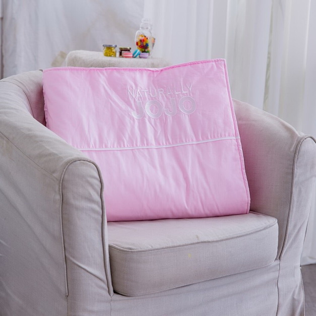 JOJO 原創棉素色100%精梳棉夏涼被-浪漫粉