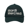 韓國MARDI MERCREDI新款品牌字樣棒球帽｜黑色_2