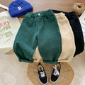 硬挺帥氣墨綠長褲 ㋛_4