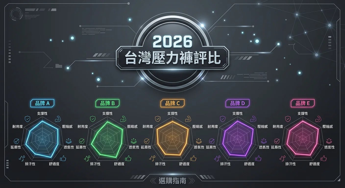 2026 女生壓力褲推薦｜ANN RENA REYES 從功能到選購 5 大品牌完整評比