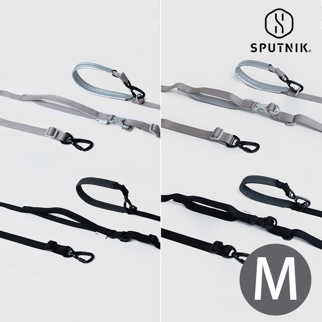 【SPUTNIK】Ultra Explore UX變形牽繩-黑/灰 M號