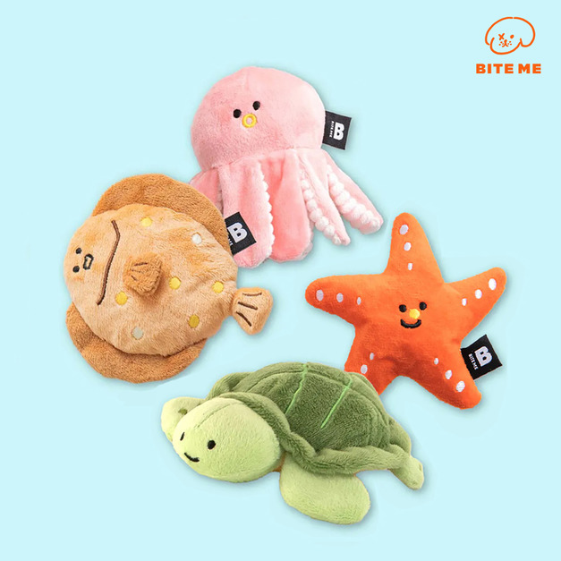 【Bite Me】海洋好朋友-海星&海龜/比目魚&章魚
