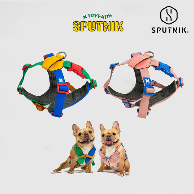 【SPUTNIK】10TH YEAR 胸背帶-拼色/粉色 (十週年紀念款)
