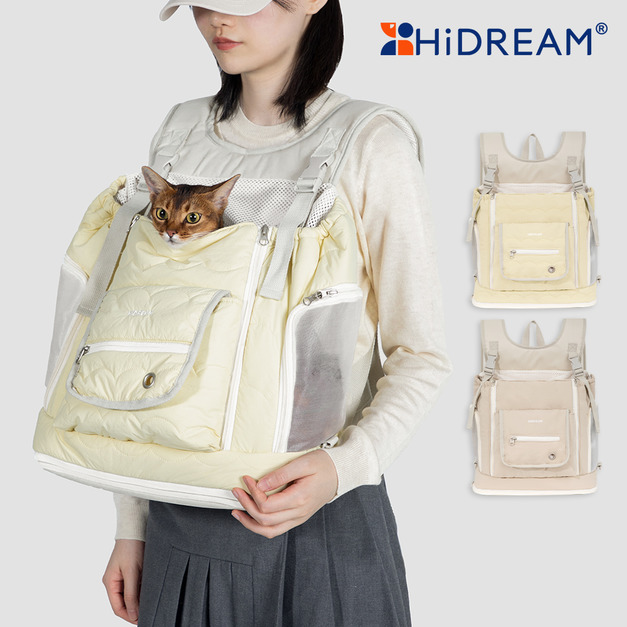 【Hidream 寵生幾何】軟FUFU寵物胸前包