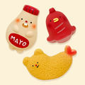 【MEANINGLUS】便當啾啾3入組(炸蝦/香腸/美乃滋)｜乳膠玩具_1