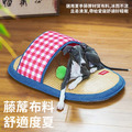 【ZEZE】 籐席拖鞋寵物床(小號)_2