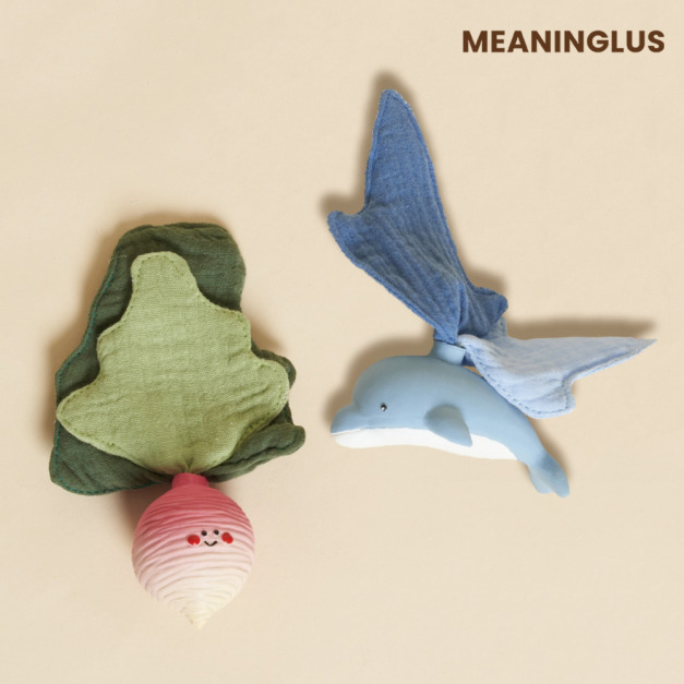 【MEANINGLUS】甜菜根啾啾/海豚啾啾(含響紙聲)｜乳膠玩具