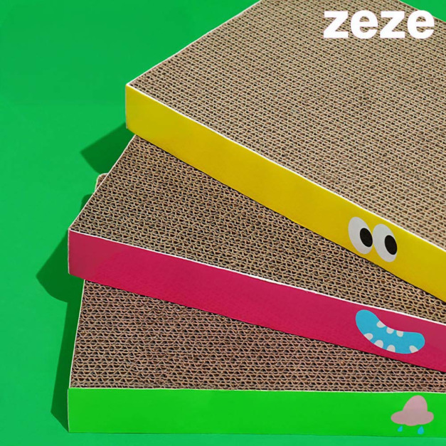 【ZEZE】怪怪臉瓦楞紙抓板系列