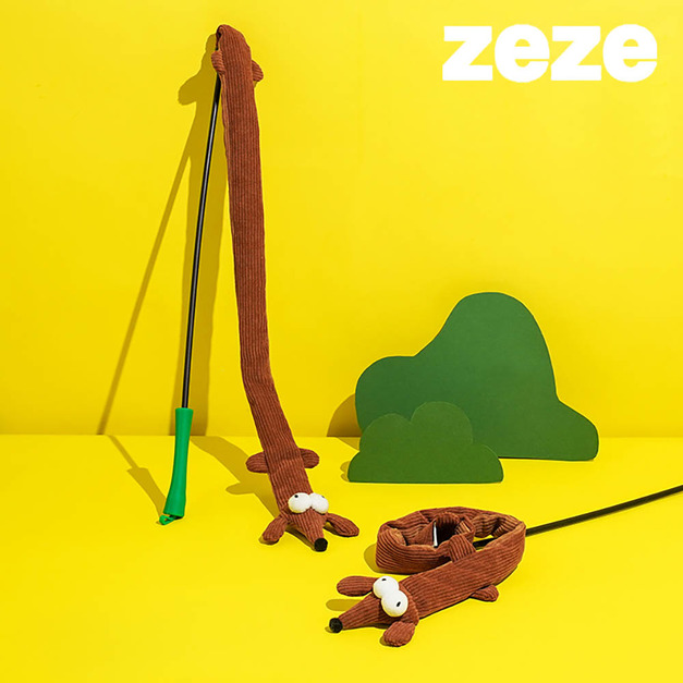 【ZEZE】臘腸狗逗貓棒