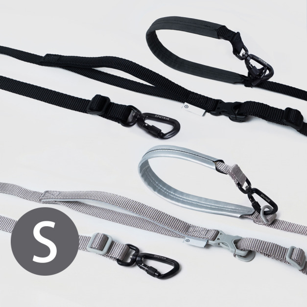 【SPUTNIK】Ultra Explore UX變形牽繩-黑/灰 S號