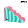 【ZEZE】加高復古條紋寵物樓梯(薄荷樹莓)