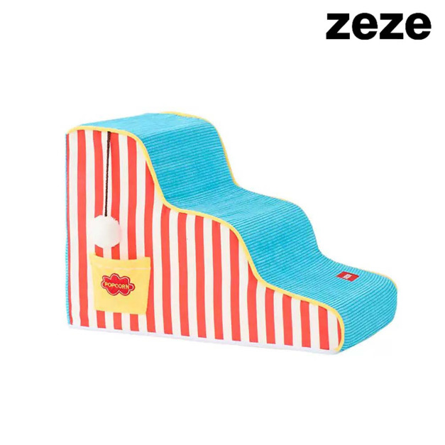 【ZEZE】爆米花寵物階梯(三階)