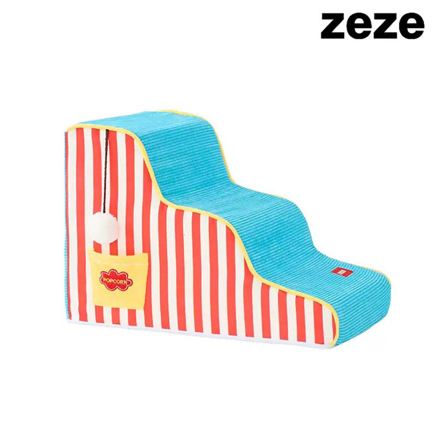 【ZEZE】爆米花寵物階梯樓梯(三階)