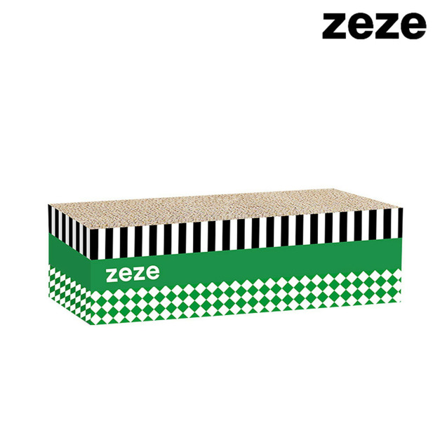 【ZEZE】三合一瓦楞紙抓板-綠白