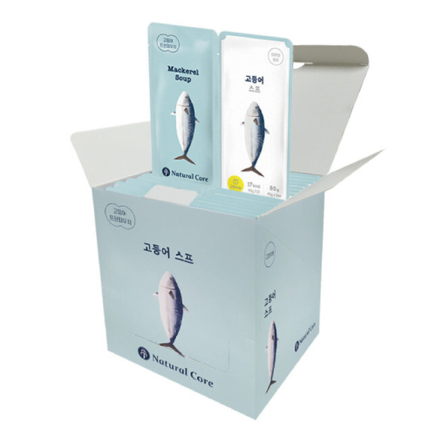 韓國 NATURAL CORE 自然核心 營養雙袋-鯖魚 40gx2入(14包/盒)