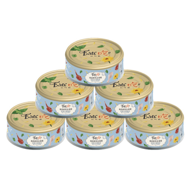 Eat's 易特廚 極品鮮肉主食罐系列-經典老饕饗宴(戰斧牛排佐嫩雞) 80gx24罐/箱