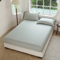 【Novaya 諾曼亞】 60支銀纖維天絲雙人加大床包三件組(6色)_7