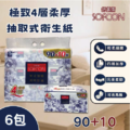 【舒膚康】輕柔抽取式衛生紙 100抽&times;6包_2