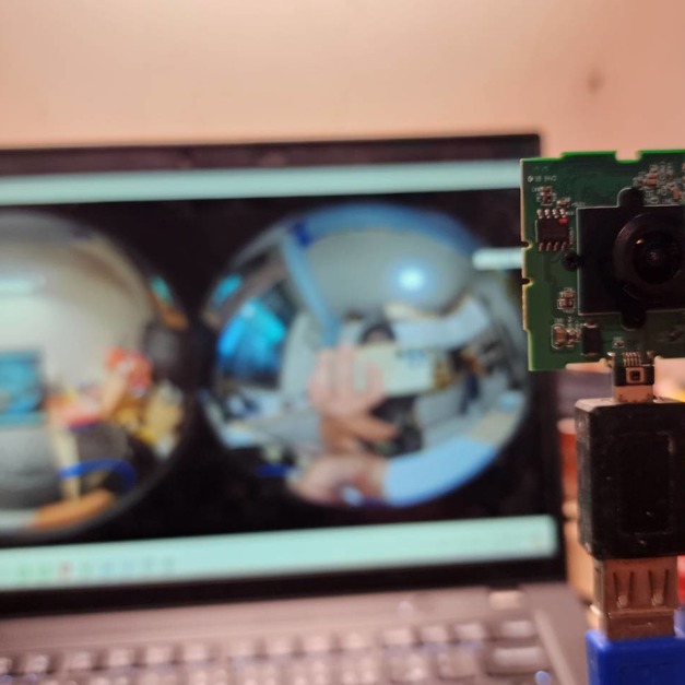 USB2.0 dual fisheye 360 degree camera Module