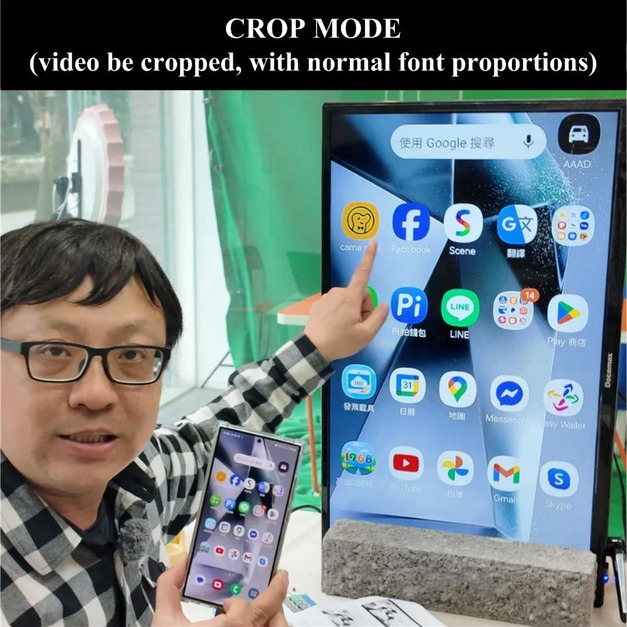 HDMI-UVC Dual Mode converter！ （smartphone veridical mirror version)