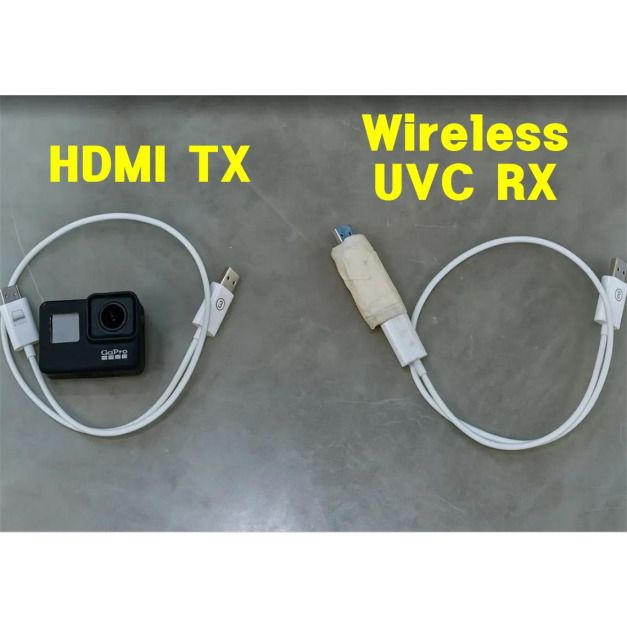 HDMI to wireless UVC adapter