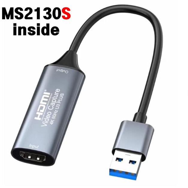 Latest MS2130S Chip USB 3.0 HDMI Capture Card — Up to 4K 60fps UVC Output (with firmware tool)