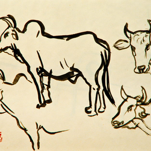 洪瑞麟授權數位典藏｜編號507 風景