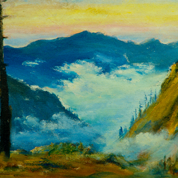 洪瑞麟授權數位典藏｜編號216 風景