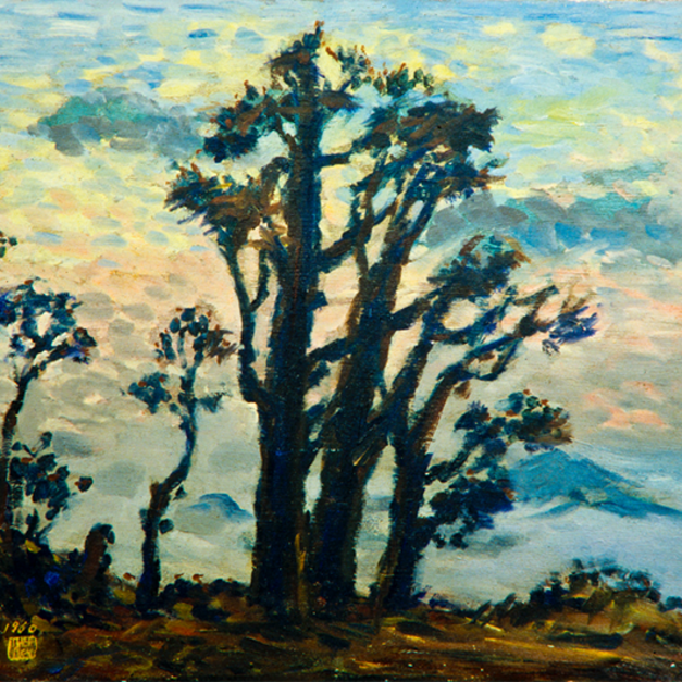 洪瑞麟授權數位典藏｜編號217 風景