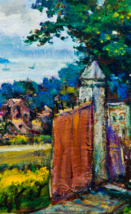 洪瑞麟授權數位典藏｜編號231 風景