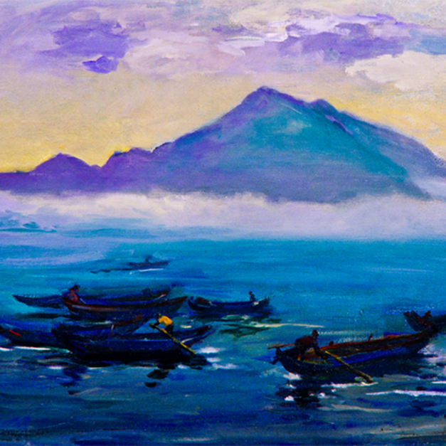 洪瑞麟授權數位典藏｜編號249 風景