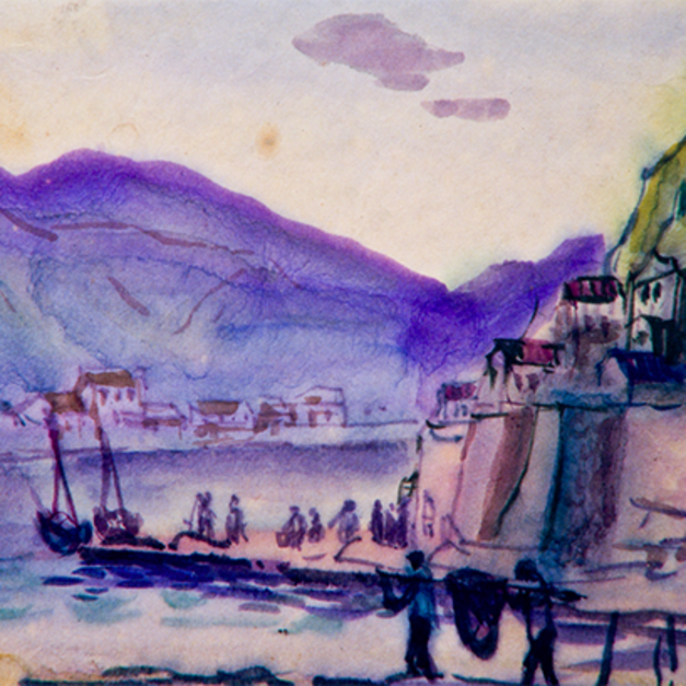 洪瑞麟授權數位典藏｜編號306 風景