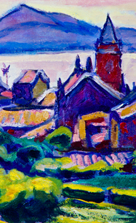 洪瑞麟授權數位典藏｜編號244 風景