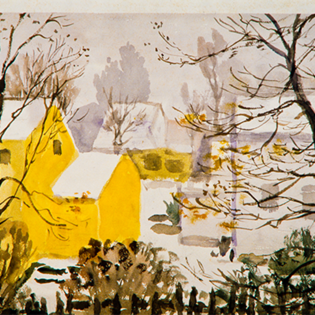 洪瑞麟授權數位典藏｜編號352 風景