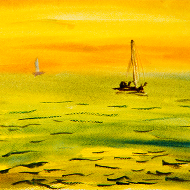 洪瑞麟授權數位典藏｜編號353 風景