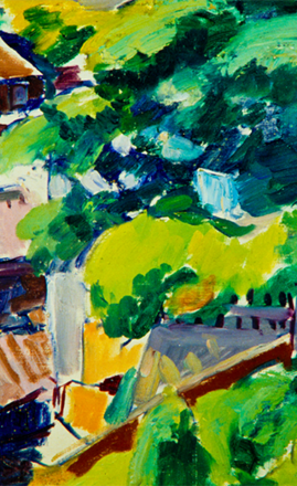 洪瑞麟授權數位典藏｜編號245 風景