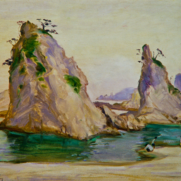 洪瑞麟授權數位典藏｜編號232 風景