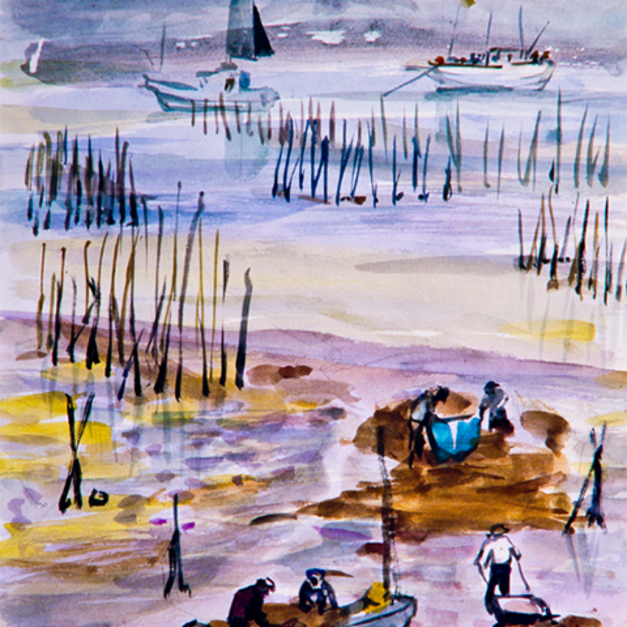 洪瑞麟授權數位典藏｜編號332 風景