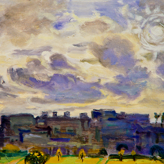 洪瑞麟授權數位典藏｜編號257 風景