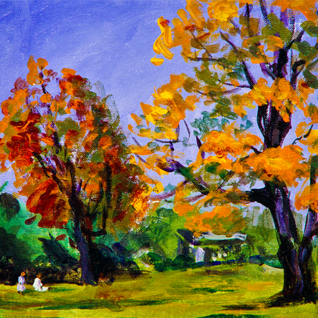 洪瑞麟授權數位典藏｜編號250 風景