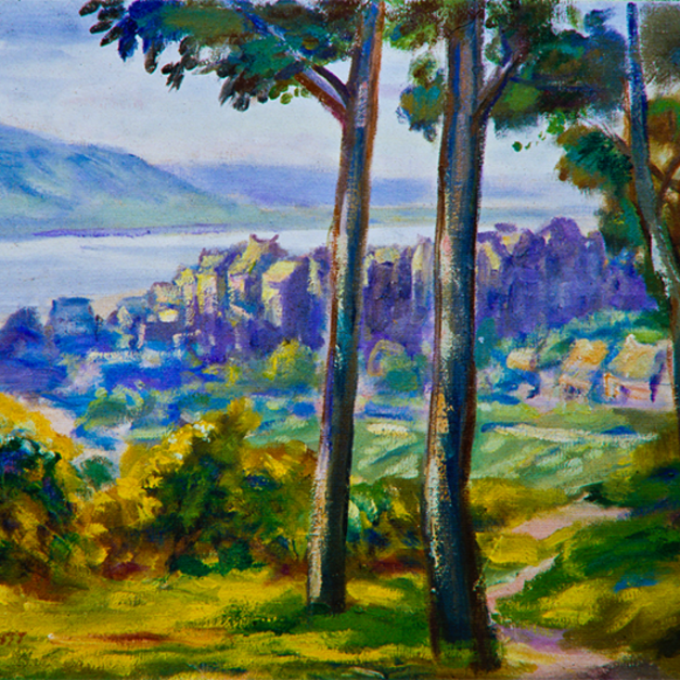 洪瑞麟授權數位典藏｜編號242 風景