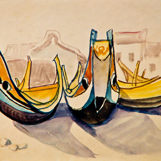 洪瑞麟授權數位典藏｜編號326 風景